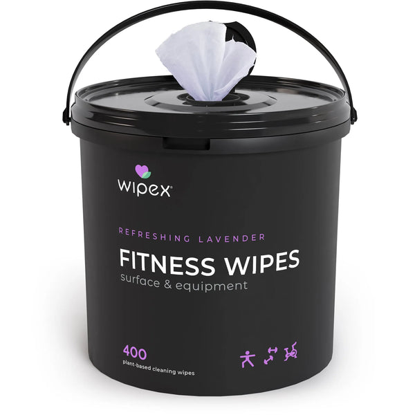 Wipex 400 Yoga Mat Wipes | Natural | Plant-based | For Fitness & Yoga Gear, Chiropractic, Massage Tables - by Wipex Co. - Available at wipex-natural-wipes.myshopify.com