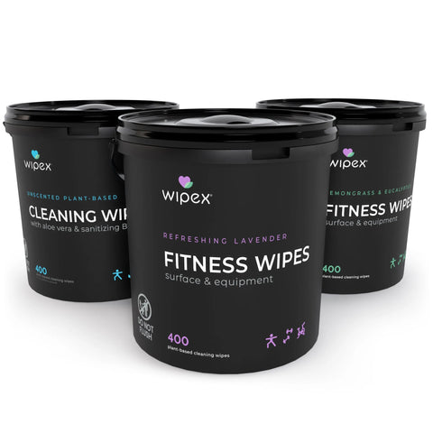 Natural Cleaning Wipes for Gyms & Fitness Equipment