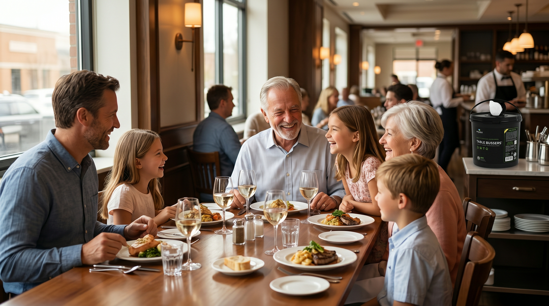 Father's day dinner specials deserve spotless tables