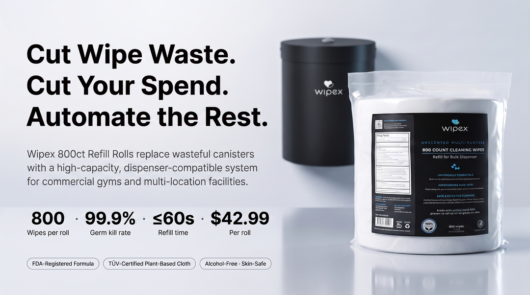 How to Reduce Wipe Waste (and Spend) with a Refill Roll System