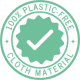 100% Plant-Based Cloth badge