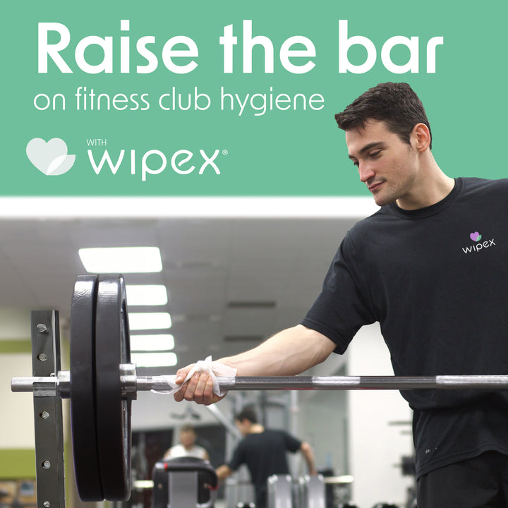 Wipex Natural Fitness Equipment Wipes 700ct Bulk Gym Refill Roll