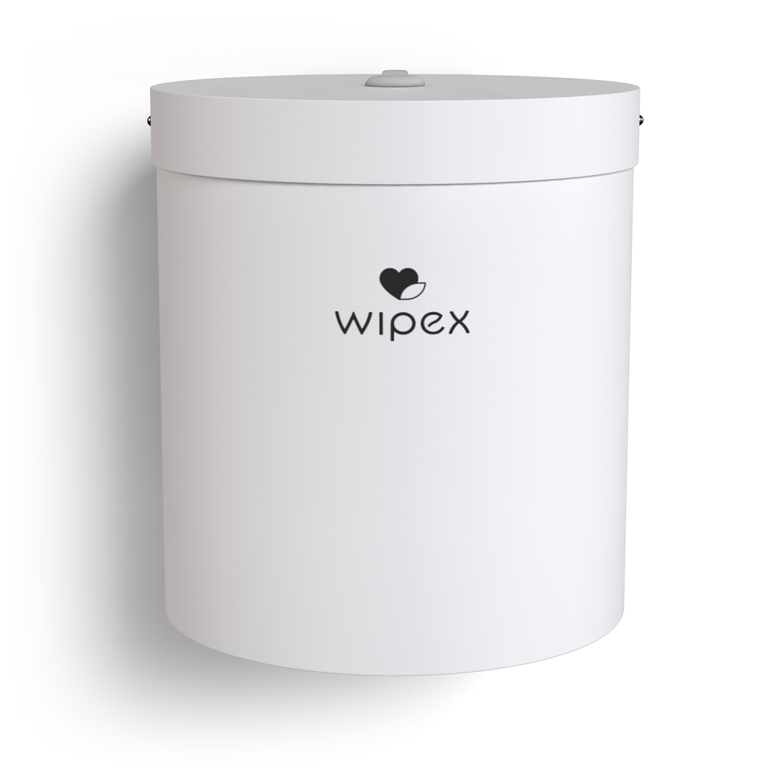 Wipex® Stainless Steel Wall-Mounted Wipes Dispenser for Refill Rolls with Modern Design