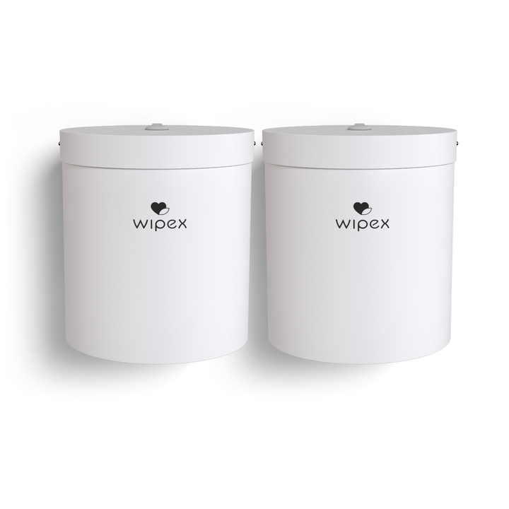 Wipex® Stainless Steel Wall-Mounted Wipes Dispenser for Refill Rolls with Modern Design