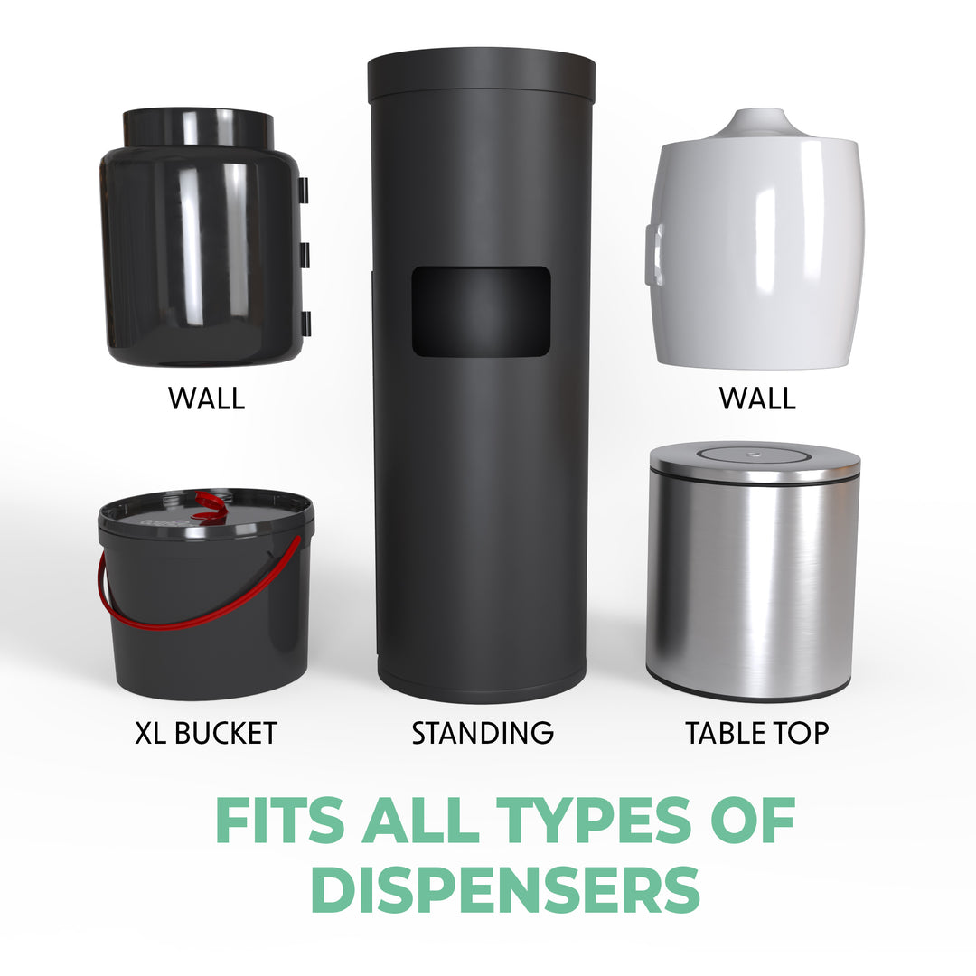 Wipex Natural Fitness Equipment Wipes 700ct Bulk Gym Refill Roll