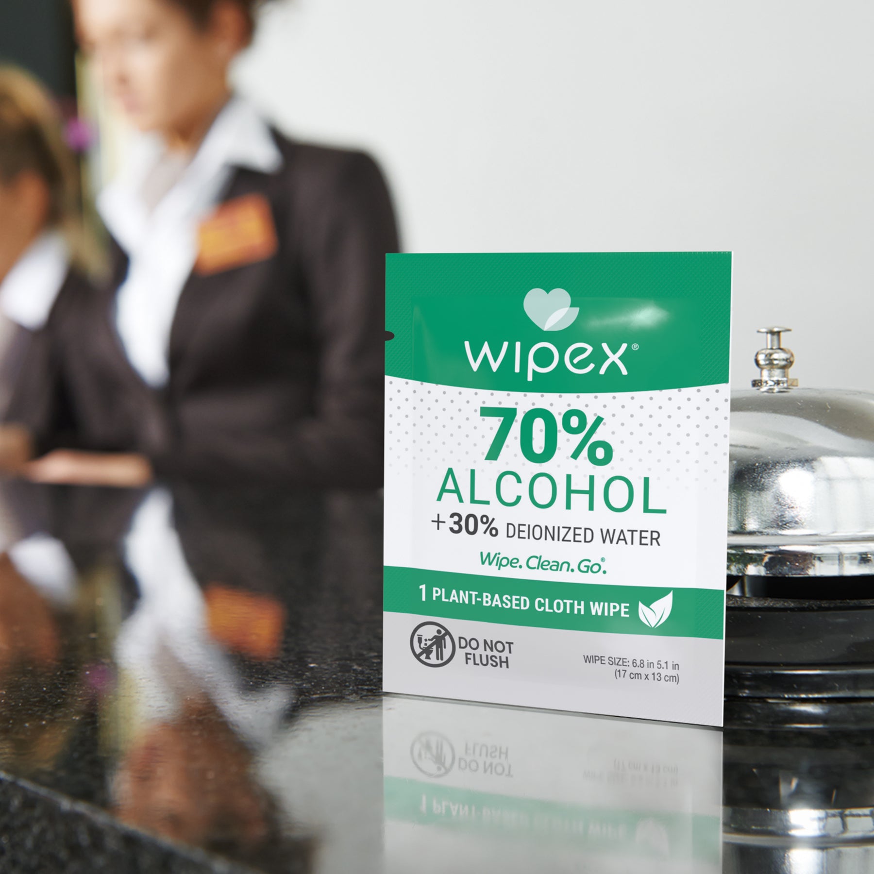 Wipex 70% Isopropyl Alcohol Wipes – 100 Single Sachets – Wipex Co.