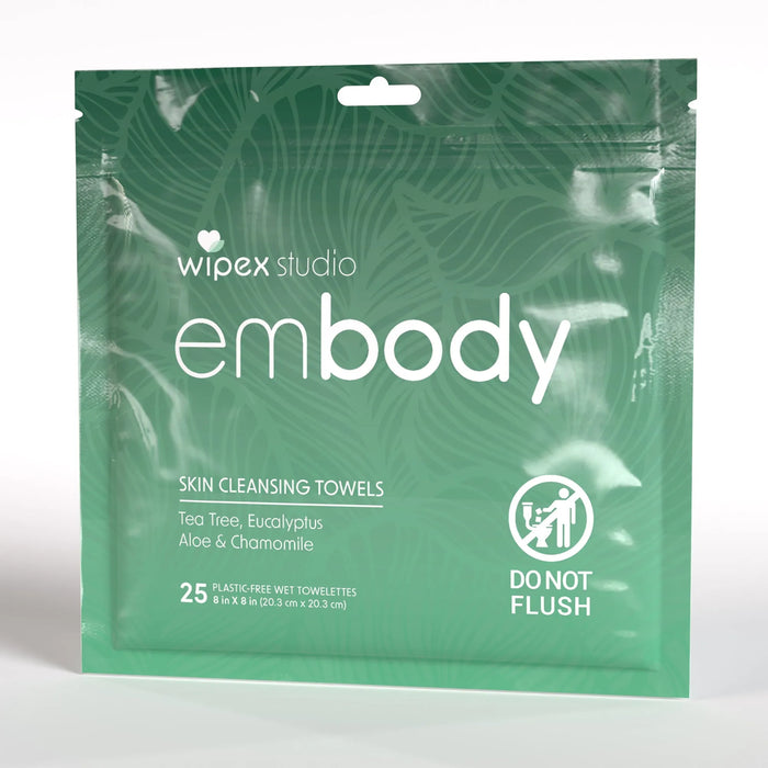 Wipex Embody eco body wipes for yoga, Pilates, and fitness studios