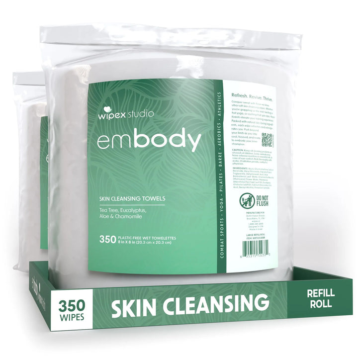 Embody™ Natural Body Wipes 350ct Mega Roll | Premium Hygiene for Active Lifestyles -  by Wipex Co. - Available at wipex-natural-wipes.myshopify.com