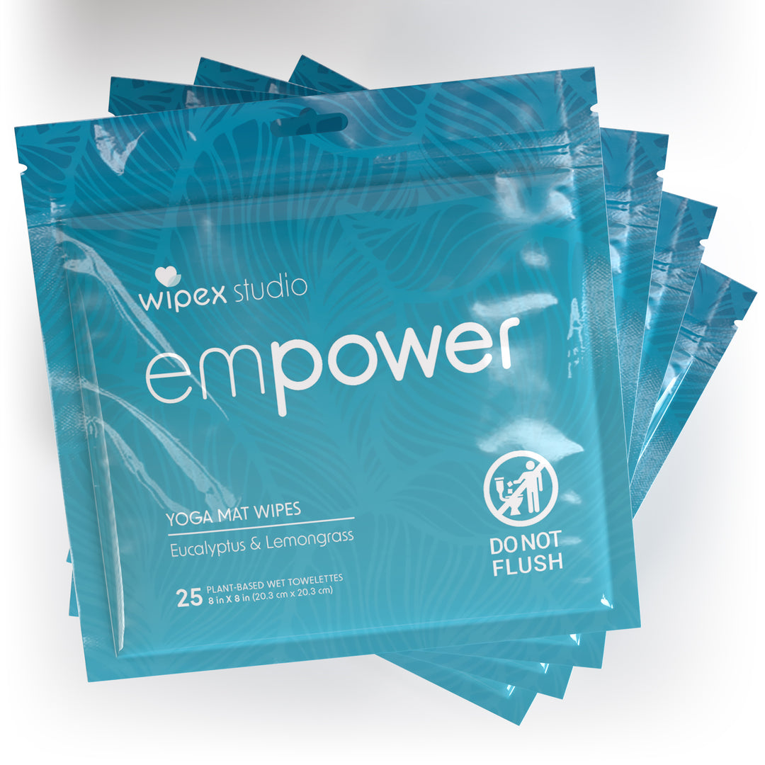Empower® Yoga Mat Wipes – Instant Refresh After Movement | 25ct Travel Pack - product_type by Wipex Co. - Available at wipex-natural-wipes.myshopify.com
