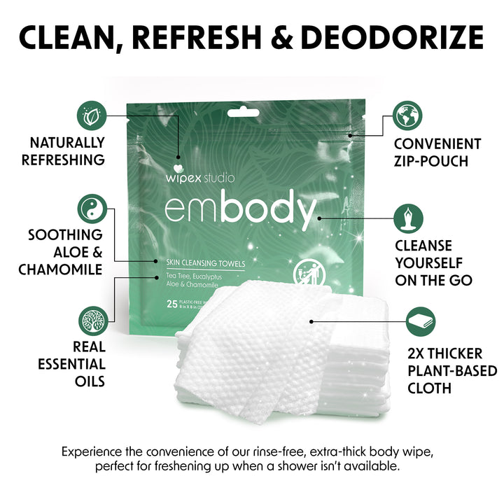 LIMITED TIME OFFER: 25 Empower® Mat Wipes + 25 Embody® Cleansing Wipes - LABOR DAY DEAL - product_type by Wipex Co. - Available at wipex-natural-wipes.myshopify.com
