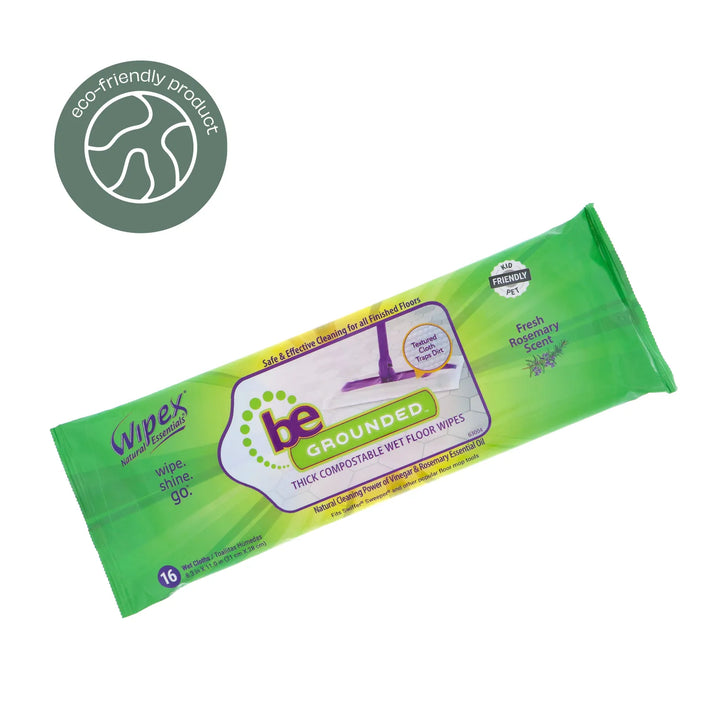 Natural Floor Cleaning Pads | Plant-Based Floor Wipes with Rosemary -  by Wipex Co. - Available at wipex-natural-wipes.myshopify.com