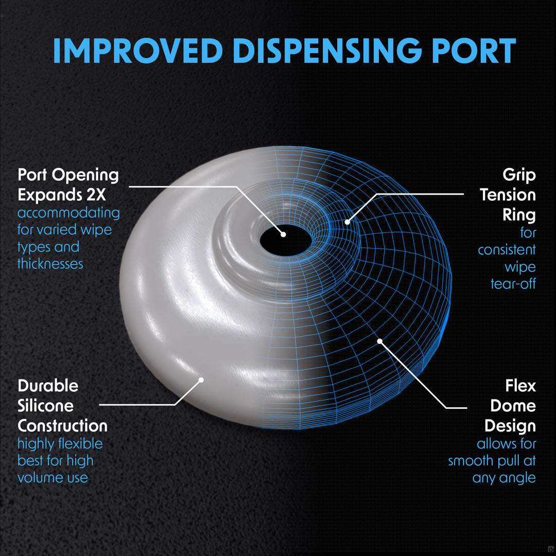 Wipex Stainless Steel Bulk Wipes Free Standing Floor Dispenser for Gym Wipes