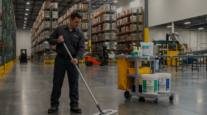 Industrial warehouse and production facility interior