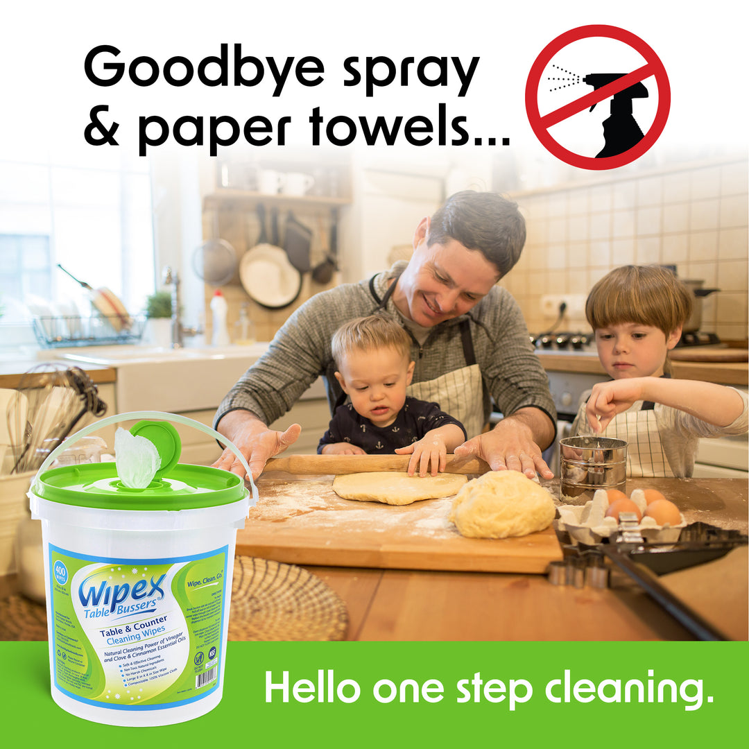 Table Bussers® Plant-Based All-Purpose Cleaning Wipes | Autumn-Scented