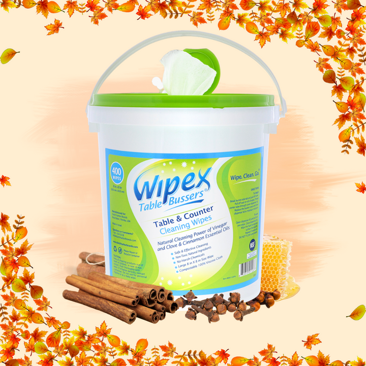 Table Bussers® Plant-Based All-Purpose Cleaning Wipes | Autumn-Scented - product_type by Wipex Co. - Available at wipex-natural-wipes.myshopify.com