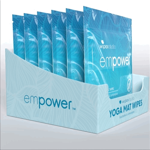 Wipex® Empower® Yoga Mat Wipes 25ct Travel Pack | Instant Refresh After Movement
