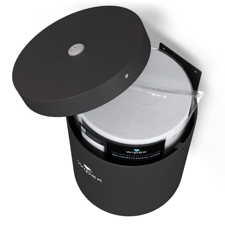 Wipex® Stainless Steel Wall-Mounted Wipes Dispenser for Refill Rolls with Modern Design