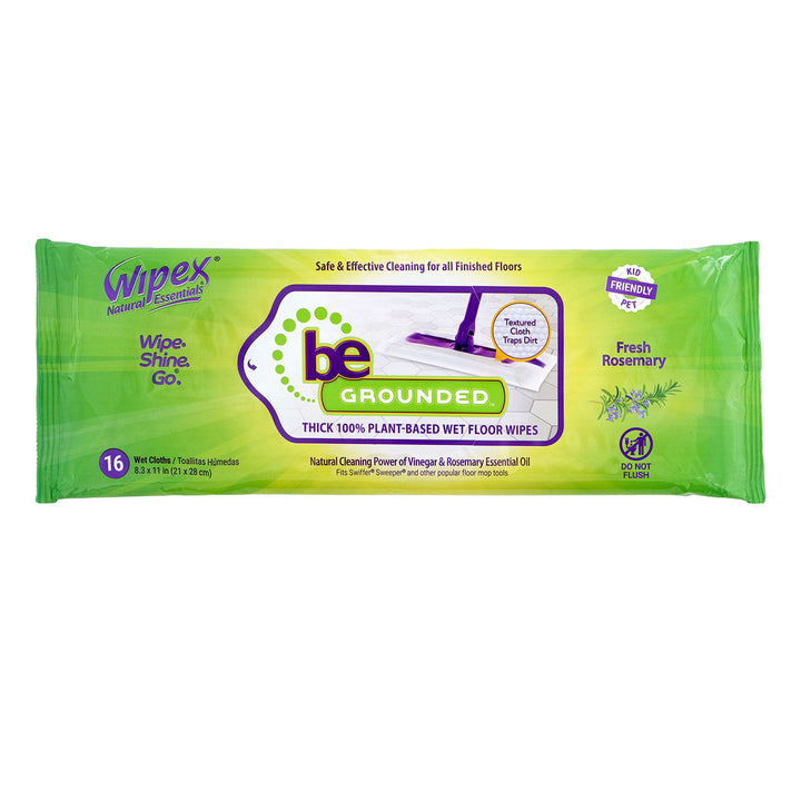 Natural Floor Cleaning Pads | Plant-Based Floor Wipes with Rosemary