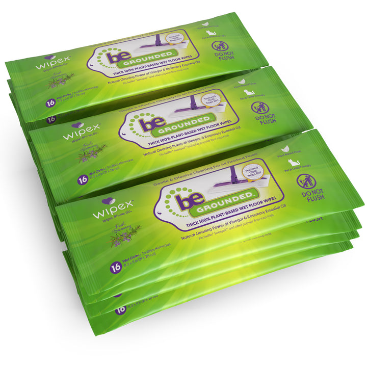 Natural Floor Cleaning Pads | Plant-Based Floor Wipes with Rosemary
