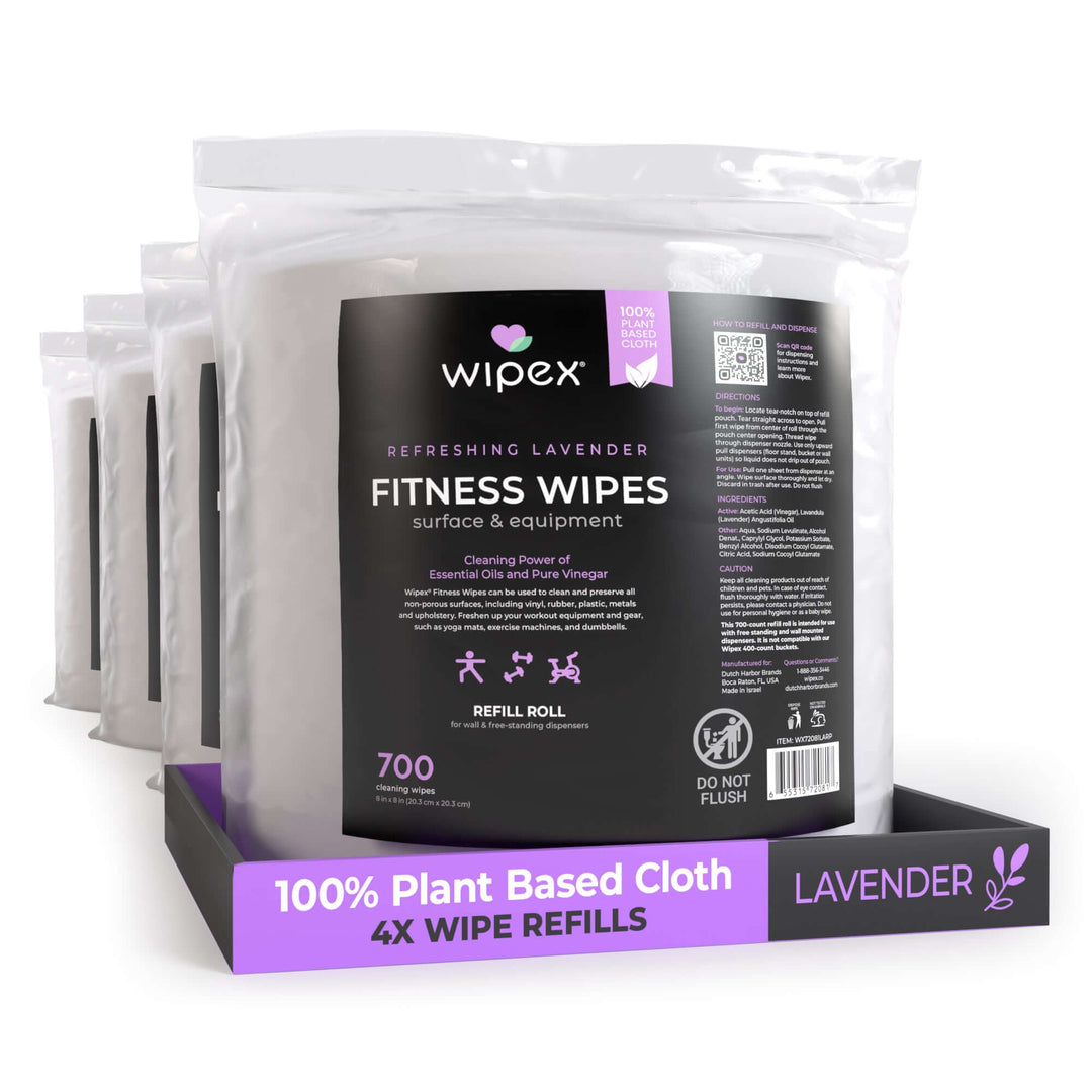 Wipex 700 Plant-Based Gym Wipes Bulk Refill Roll | Natural Fitness Equipment Wipes - product_type by Wipex Co. - Available at wipex-natural-wipes.myshopify.com