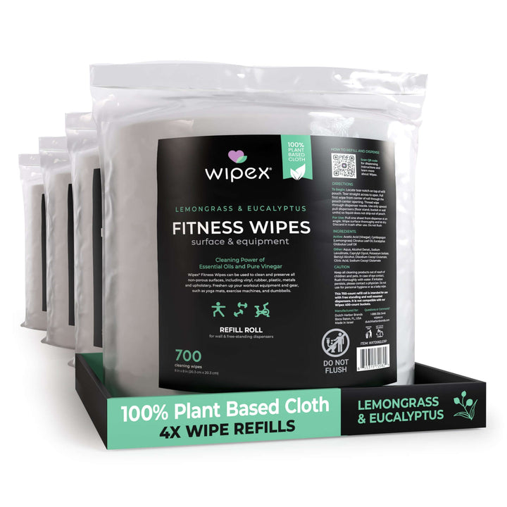 Wipex 700 Plant-Based Gym Wipes Bulk Refill Roll | Natural Fitness Equipment Wipes - product_type by Wipex Co. - Available at wipex-natural-wipes.myshopify.com