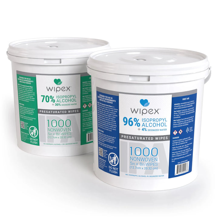 Wipex Bulk Isopropyl Alcohol Wipes – 70% & 96% | 1000ct Bucket -  by Wipex Co. - Available at wipex-natural-wipes.myshopify.com