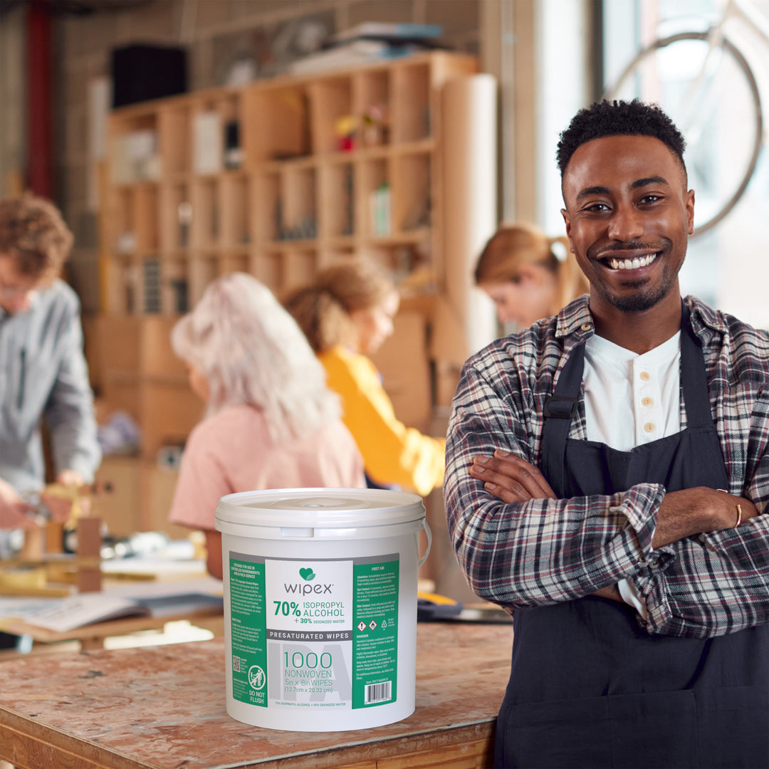 Wipex Bulk Isopropyl Alcohol Wipes – 70% & 96% | 1000ct Bucket - product_type by Wipex Co. - Available at wipex-natural-wipes.myshopify.com