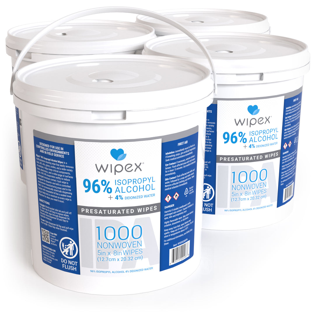 Wipex Bulk Isopropyl Alcohol Wipes – 70% & 96% | 1000ct Bucket - product_type by Wipex Co. - Available at wipex-natural-wipes.myshopify.com