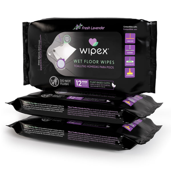 Wipex Earth-Friendly XL Wet Mop Wipes | Ultimate Plastic-Free Floor Cleaning Pads - product_type by Wipex Co. - Available at wipex-natural-wipes.myshopify.com