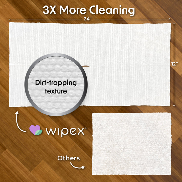 Wipex Earth-Friendly XL Wet Mop Wipes | Ultimate Plastic-Free Floor Cleaning Pads - product_type by Wipex Co. - Available at wipex-natural-wipes.myshopify.com