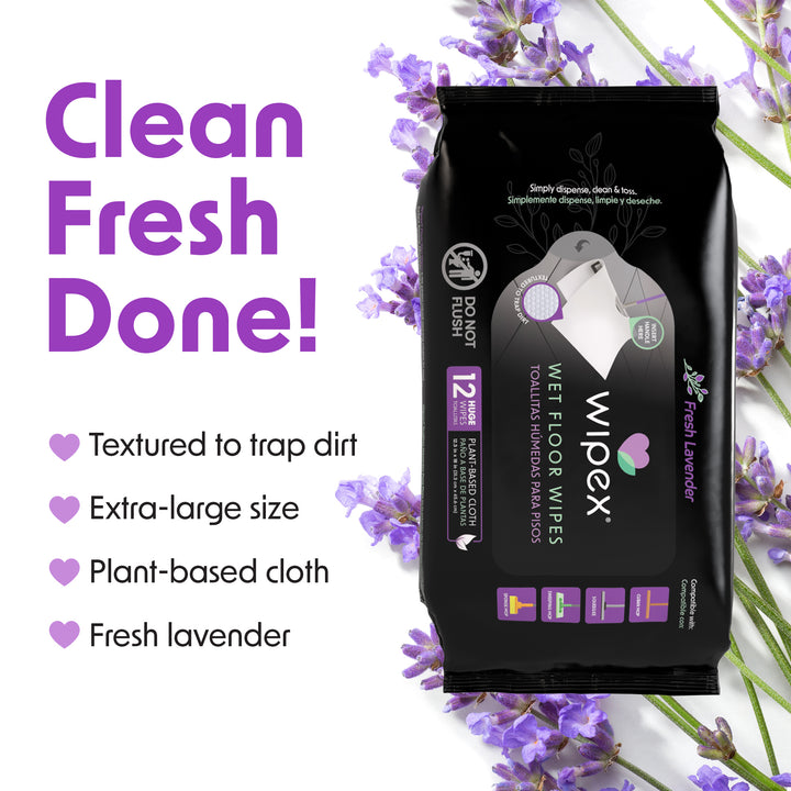 Wipex Earth-Friendly XL Wet Mop Wipes | Ultimate Plastic-Free Floor Cleaning Pads - product_type by Wipex Co. - Available at wipex-natural-wipes.myshopify.com