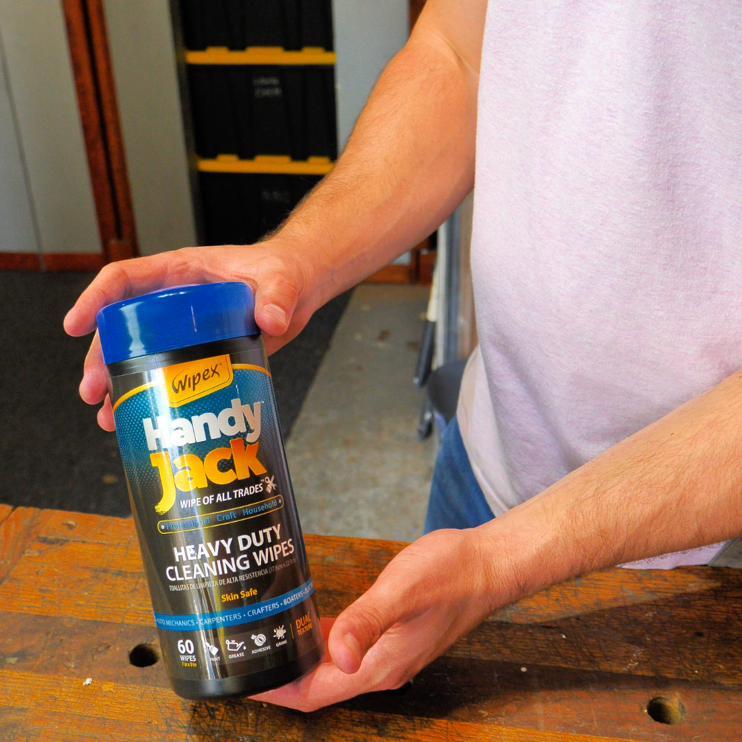 Wipex® Handy Jack® Heavy Duty Cleaning Wipes 60ct Canister Dummy - product_type by Wipex Co. - Available at wipex-natural-wipes.myshopify.com