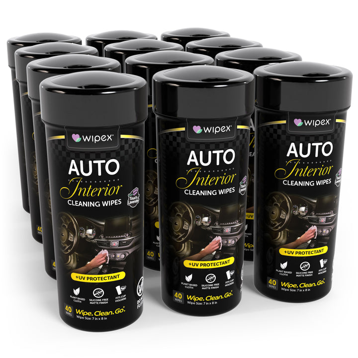 Wipex® Lavender Auto Cleaning Wipes | Plastic-Free Natural Car Wipes - product_type by Wipex Co. - Available at wipex-natural-wipes.myshopify.com