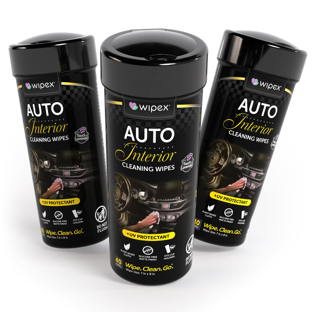 Wipex® Lavender Auto Cleaning Wipes | Plastic-Free Natural Car Wipes - product_type by Wipex Co. - Available at wipex-natural-wipes.myshopify.com