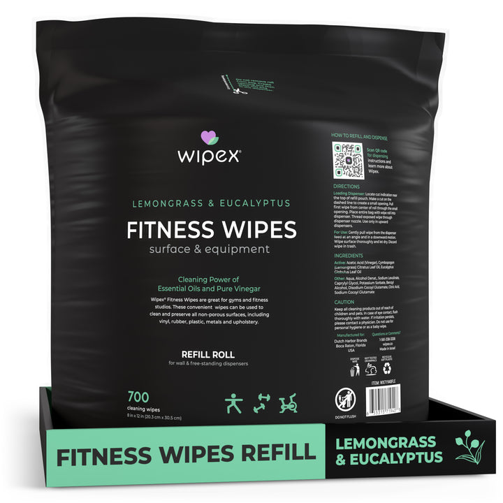 Wipex Natural Fitness Equipment Wipes 700ct Bulk Gym Refill Roll - product_type by Wipex Co. - Available at wipex-natural-wipes.myshopify.com