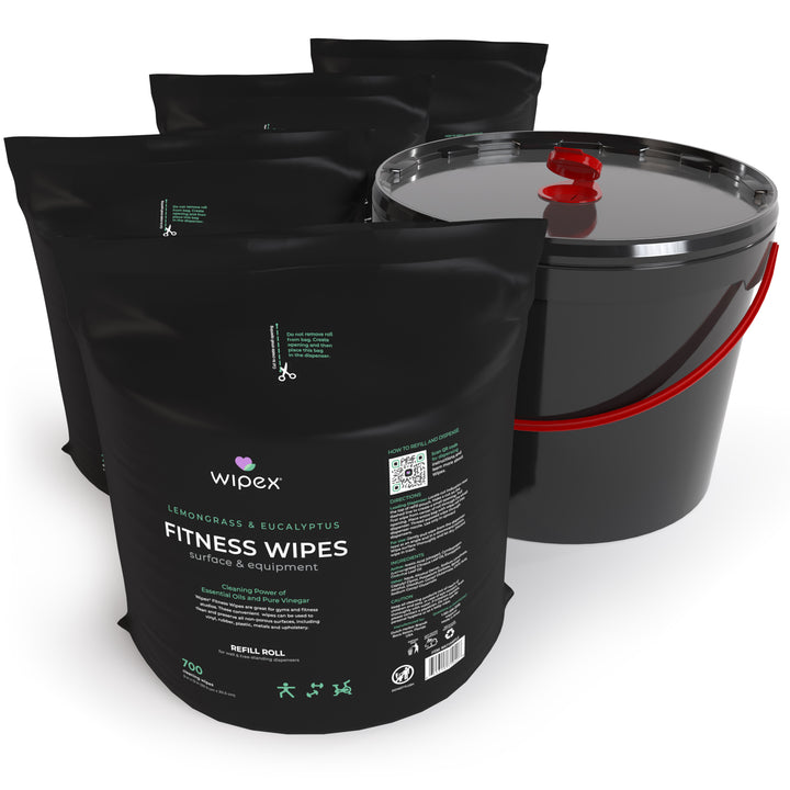 Wipex Natural Fitness Equipment Wipes 700ct Bulk Gym Refill Roll - product_type by Wipex Co. - Available at wipex-natural-wipes.myshopify.com