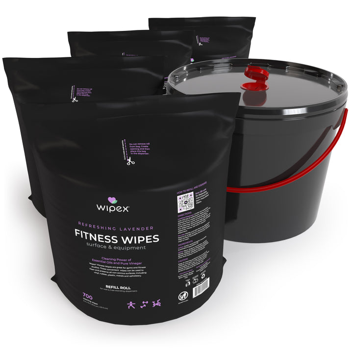 Wipex Natural Fitness Equipment Wipes 700ct Bulk Gym Refill Roll - product_type by Wipex Co. - Available at wipex-natural-wipes.myshopify.com