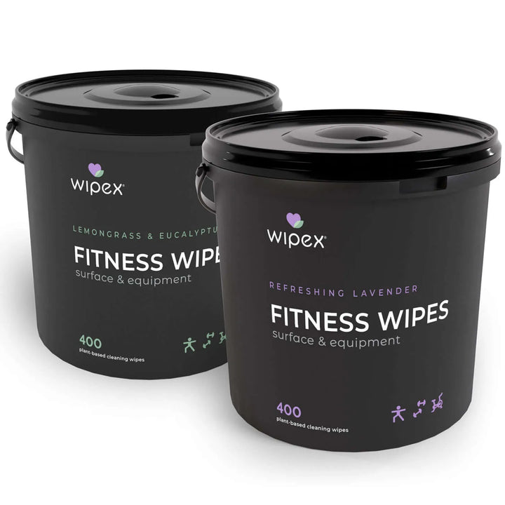 Wipex Natural Gym Wipes Starter Bundle | Dispenser Bucket with Refill | Plant-Based Wipes for Fitness Equipment -  by Wipex Co. - Available at wipex-natural-wipes.myshopify.com