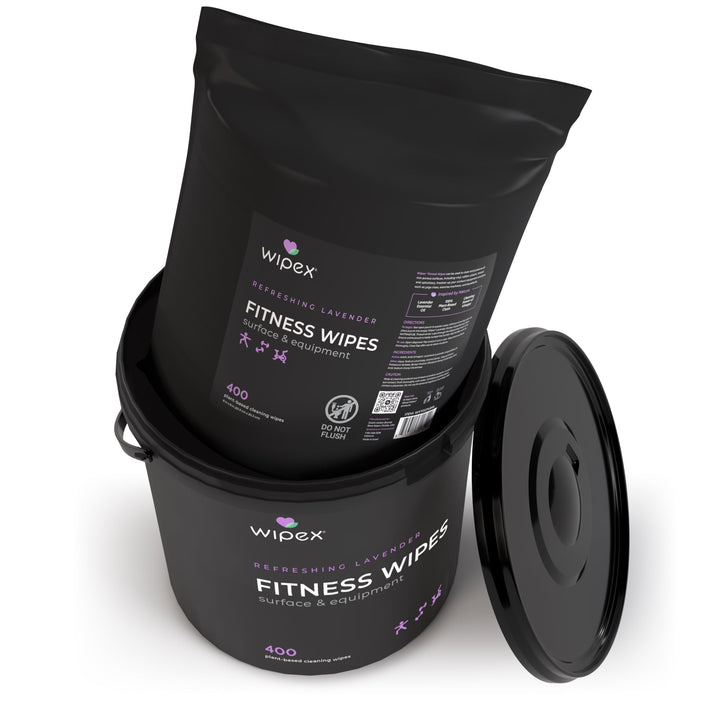 Wipex Natural Gym Wipes Starter Bundle | Dispenser Bucket with Refill | Plant-Based Wipes for Fitness Equipment - product_type by Wipex Co. - Available at wipex-natural-wipes.myshopify.com