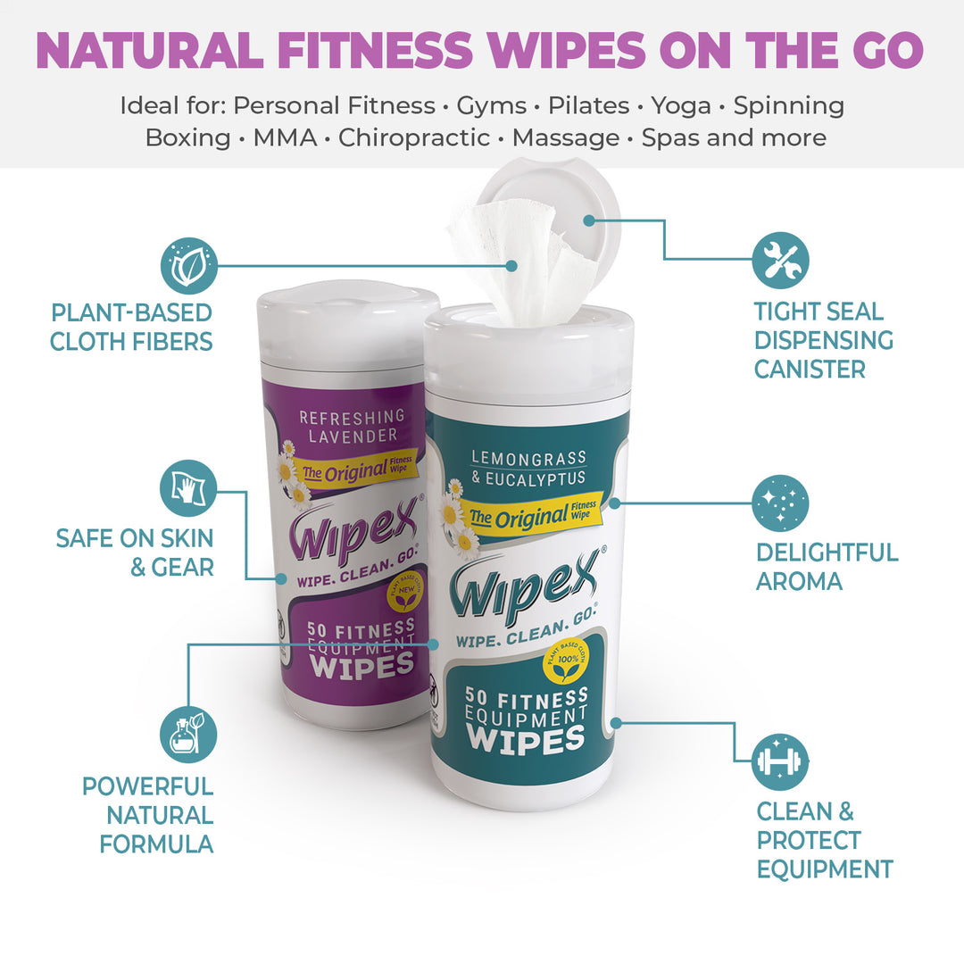 Wipex® Natural Yoga Mat Wipes | Soft, Plant-Based, Infused With Essential Oils - product_type by Wipex Co. - Available at wipex-natural-wipes.myshopify.com