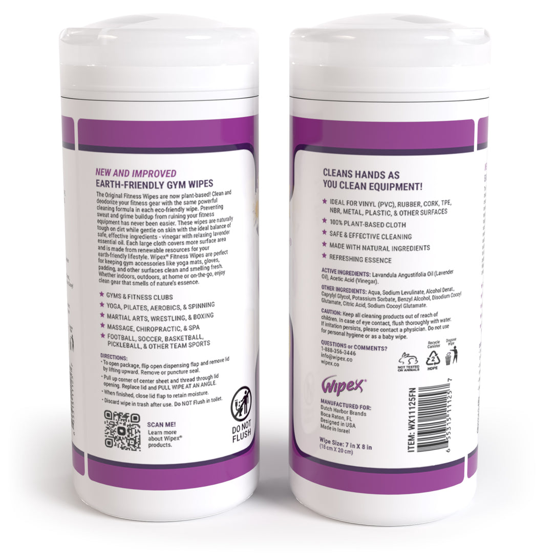 Wipex® Natural Yoga Mat Wipes | Soft, Plant-Based, Infused With Essential Oils - product_type by Wipex Co. - Available at wipex-natural-wipes.myshopify.com