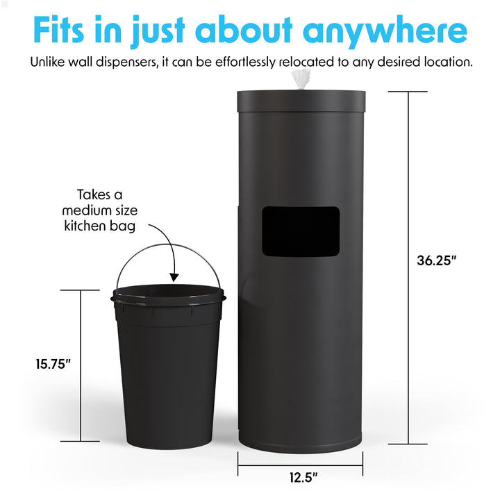 Wipex Premium Matte Floor Dispenser for Bulk Gym Wipes | Stainless Steel | Free Standing Model - product_type by Wipex Co. - Available at wipex-natural-wipes.myshopify.com