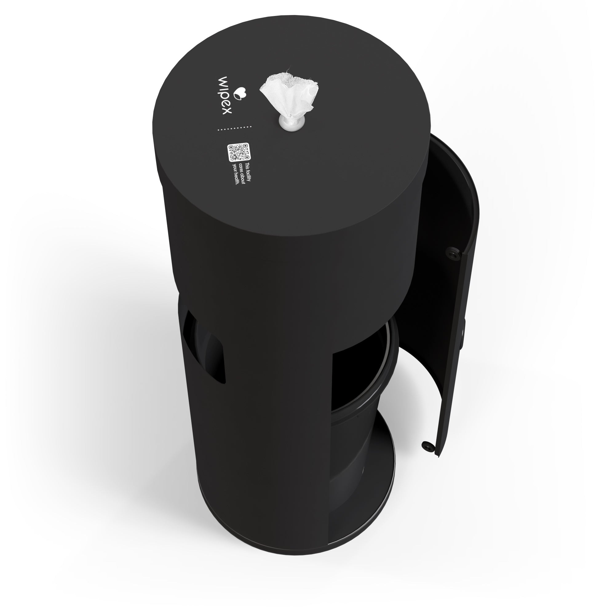 Stainless Steel Gym Wipes Dispenser | Free Standing & Durable