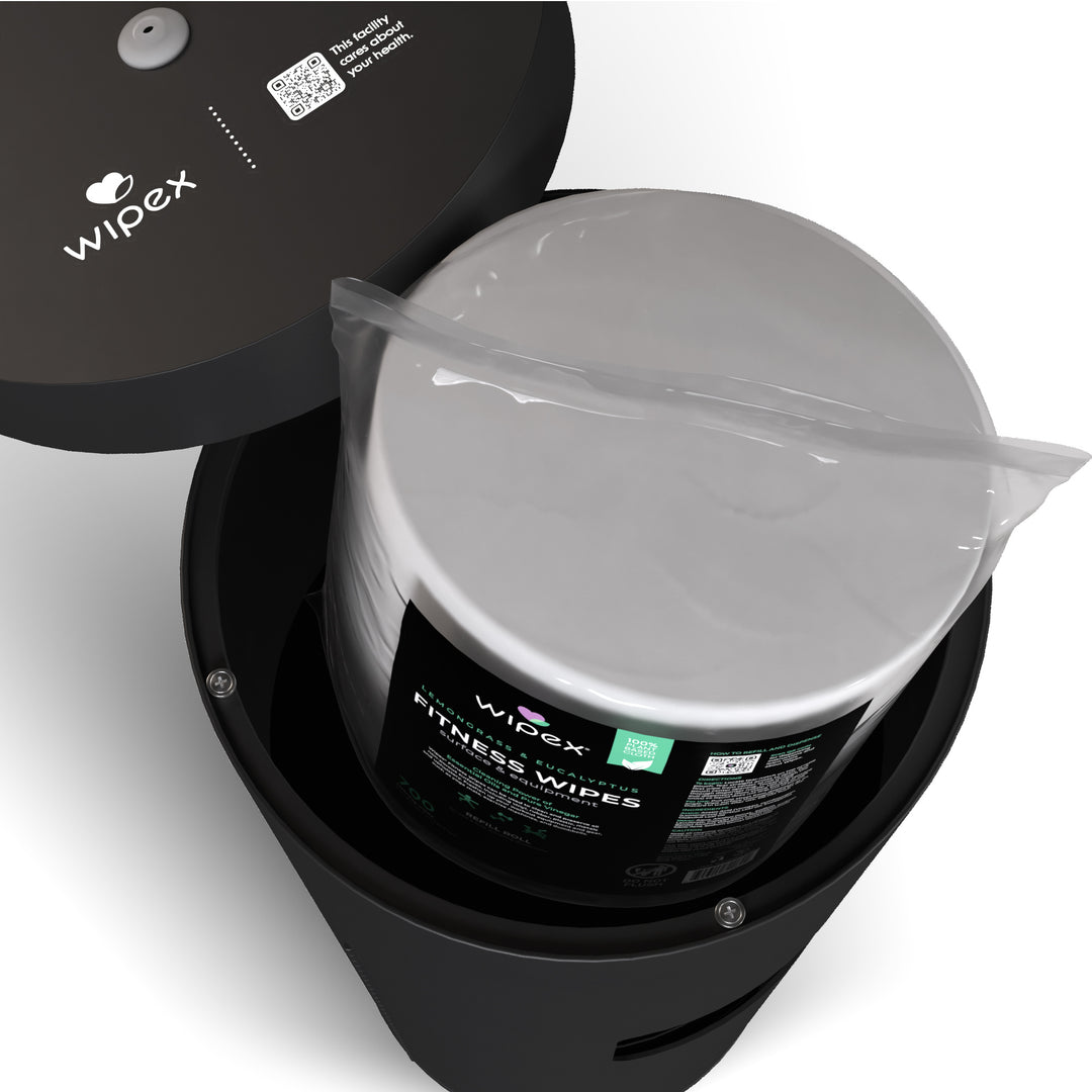 Wipex Premium Matte Floor Dispenser for Bulk Gym Wipes | Stainless Steel | Free Standing Model - product_type by Wipex Co. - Available at wipex-natural-wipes.myshopify.com