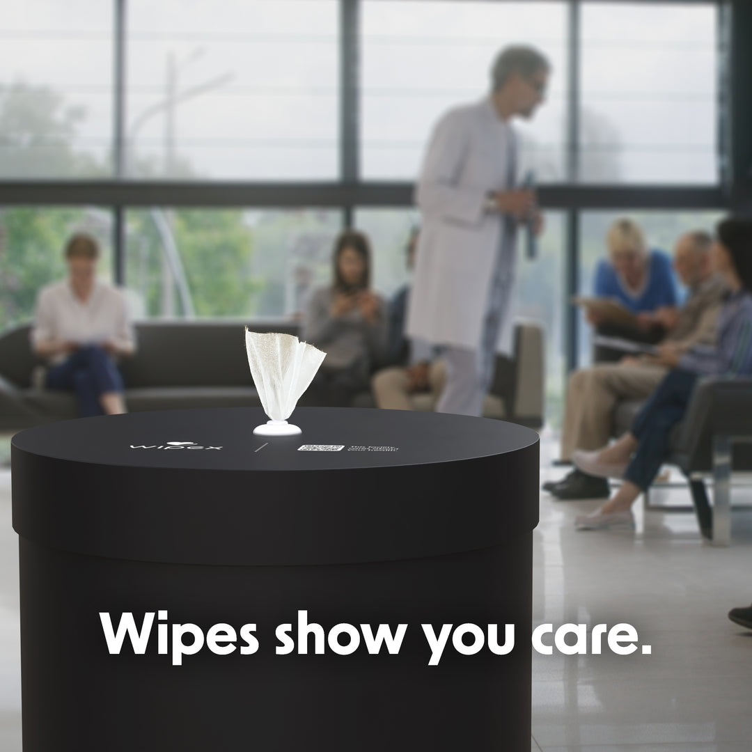 Wipex Premium Matte Floor Dispenser for Bulk Gym Wipes | Stainless Steel | Free Standing Model - product_type by Wipex Co. - Available at wipex-natural-wipes.myshopify.com