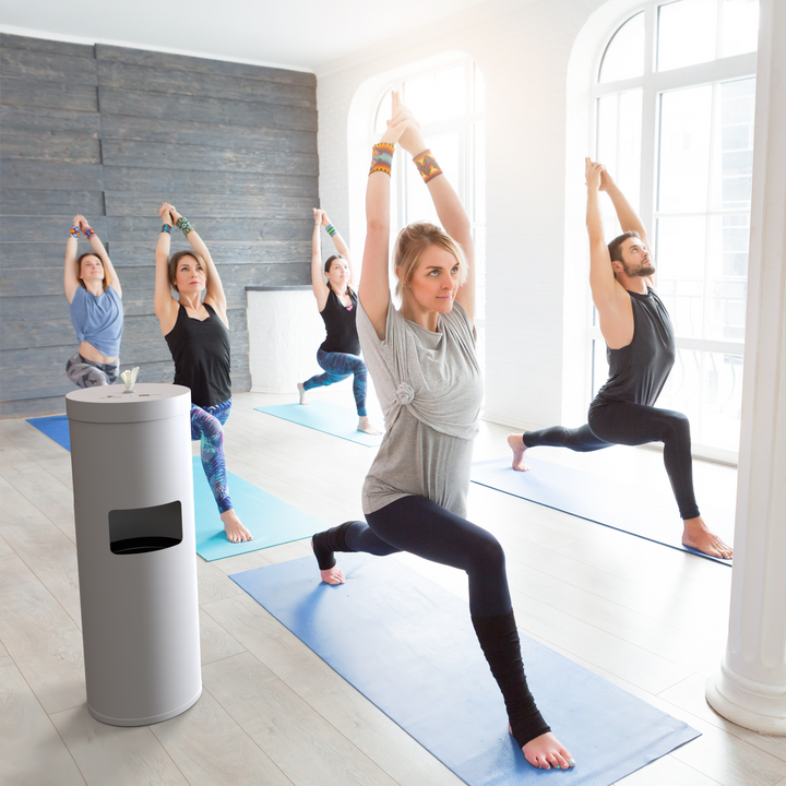 Wipex Premium Studio White Floor Dispenser for Bulk Gym Wipes | Stainless Steel | Free Standing Model - product_type by Wipex Co. - Available at wipex-natural-wipes.myshopify.com