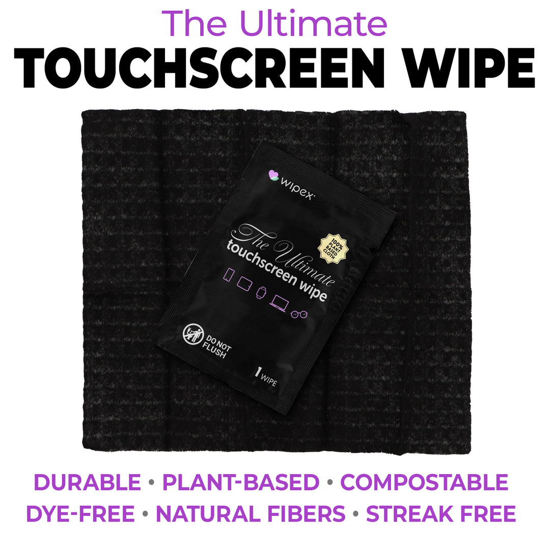 Wipex® Touchscreen Wipes – Plastic-free Screen Cleaning Wipes (24ct Box) - product_type by Wipex Co. - Available at wipex-natural-wipes.myshopify.com