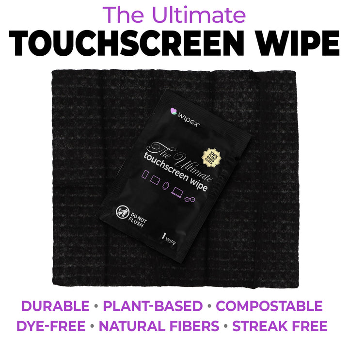 Wipex® Touchscreen Wipes – Plastic-free Screen Cleaning Wipes (24ct Box) - product_type by Wipex Co. - Available at wipex-natural-wipes.myshopify.com