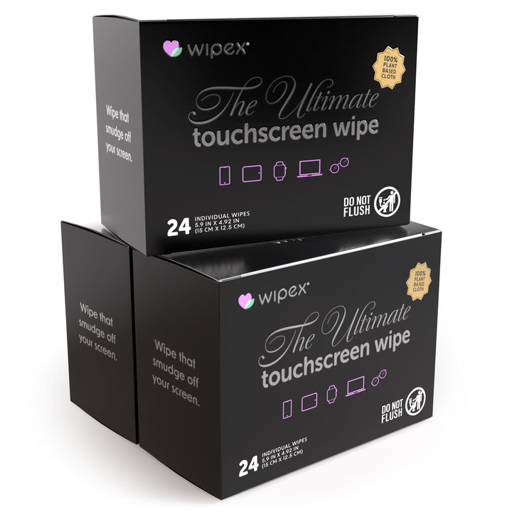 Wipex® Touchscreen Wipes – Plastic-free Screen Cleaning Wipes (24ct Box) - product_type by Wipex Co. - Available at wipex-natural-wipes.myshopify.com