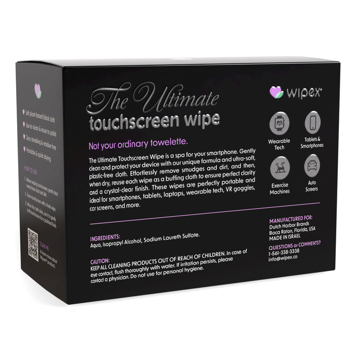 Wipex® Touchscreen Wipes – Plastic-free Screen Cleaning Wipes (24ct Box) - product_type by Wipex Co. - Available at wipex-natural-wipes.myshopify.com